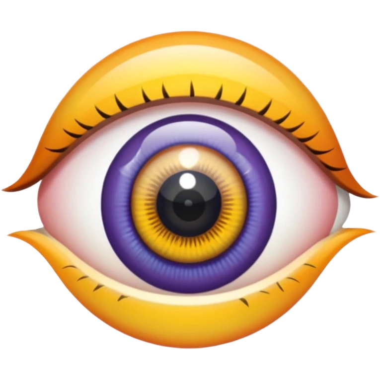  eyes spin multicolore 👁️+🌀+🟣🟢🟠🔵🔴🟡 emoji