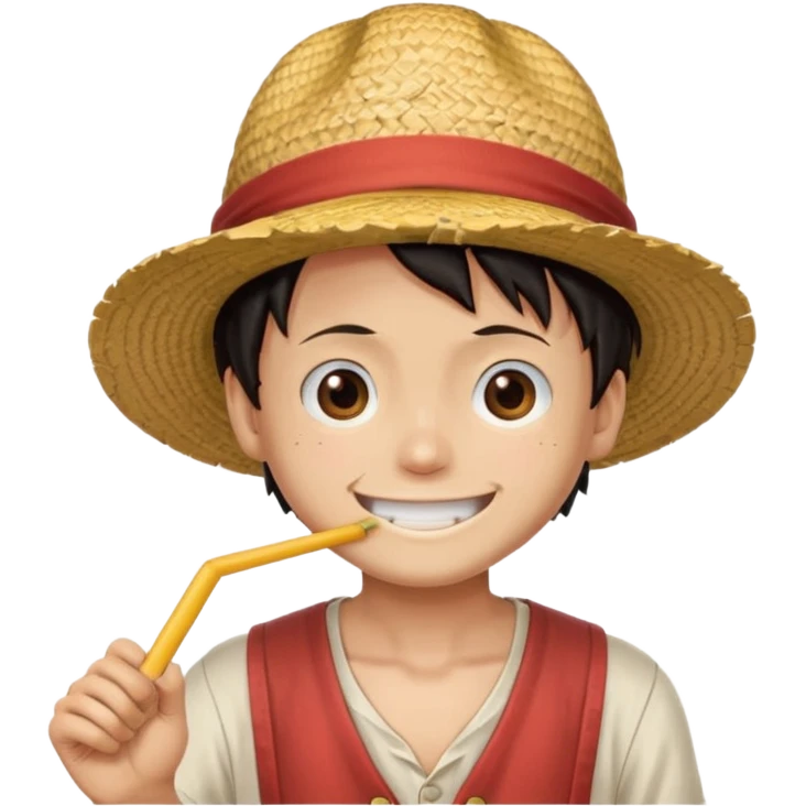 Luffy strawhat emoji