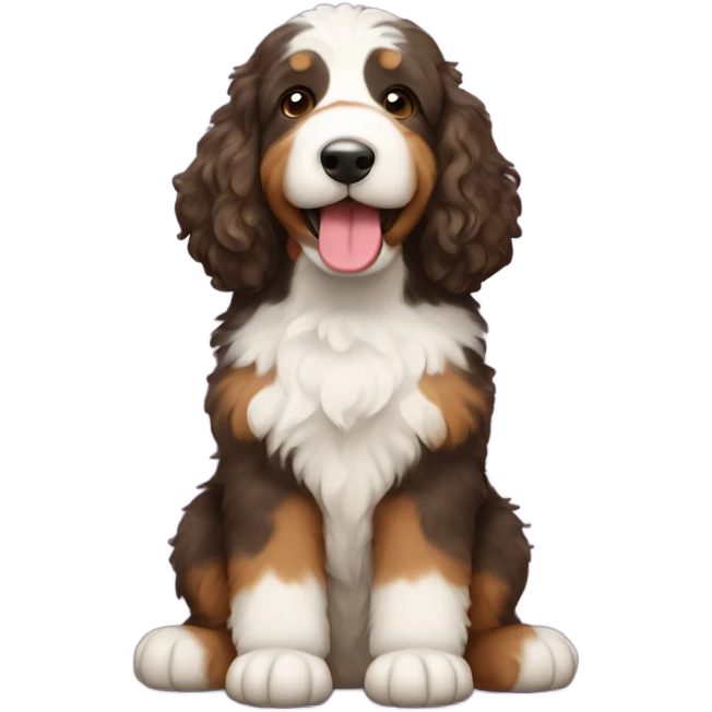 Bernedoodle emoji