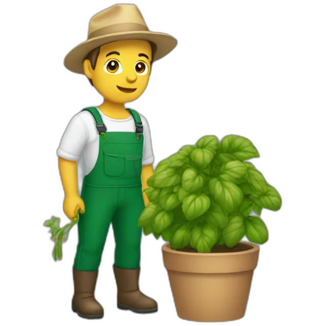 Jardinero emoji