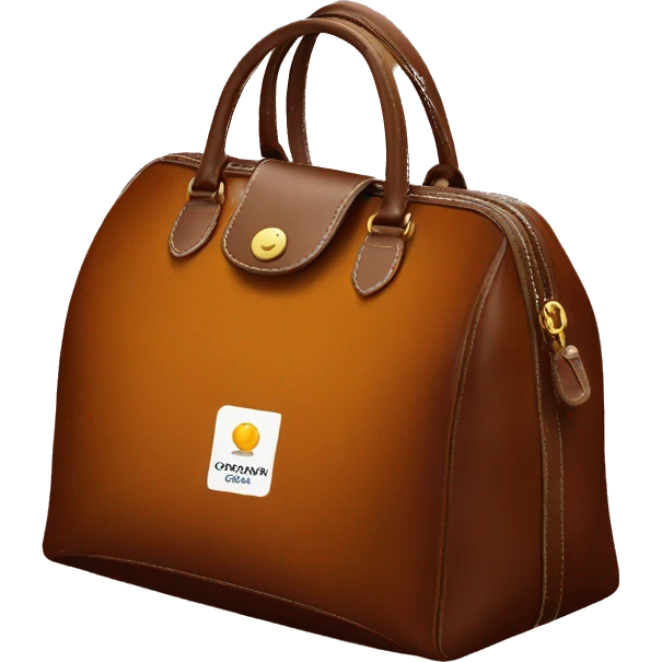 Longchamp cognac emoji