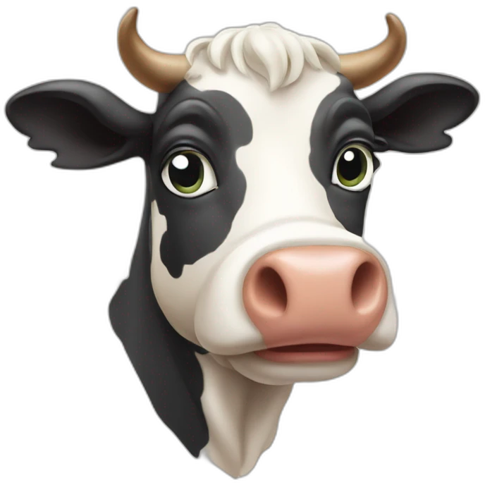 eyeroll cow emoji