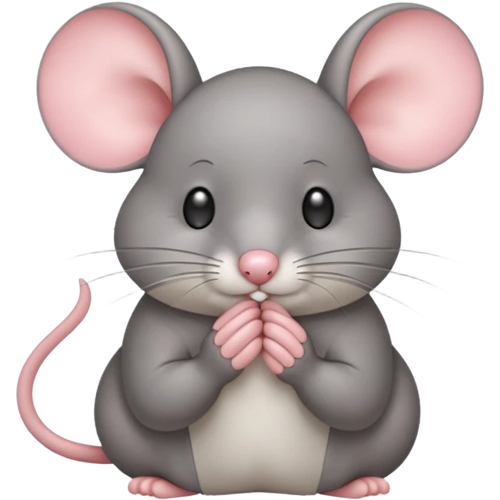 mouse wiping its nose emoji