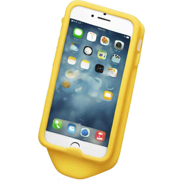 Yellow iPhone  emoji