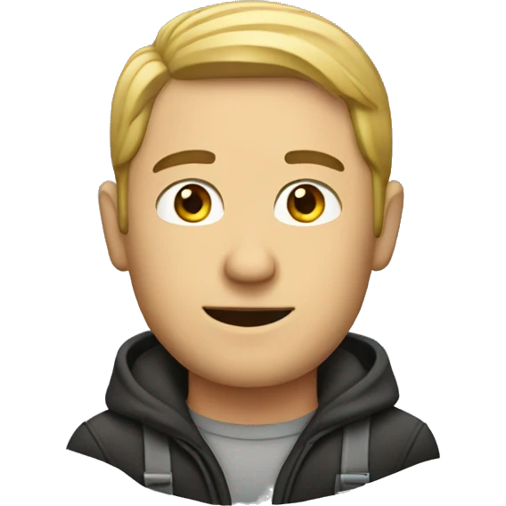 A man in the car emoji