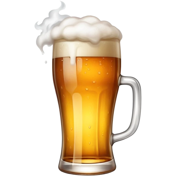 Beer smoking emoji