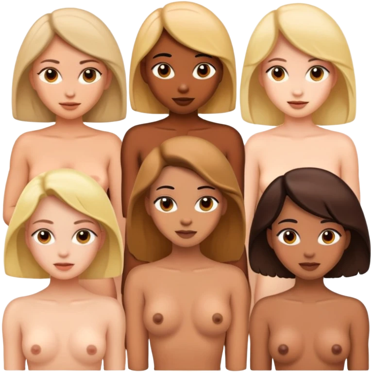 Naked women emoji