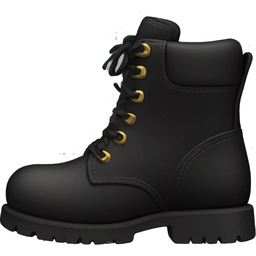 Black boots emoji