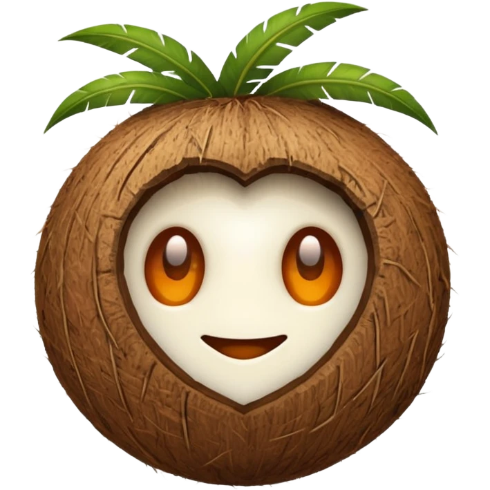an indian coconut emoji