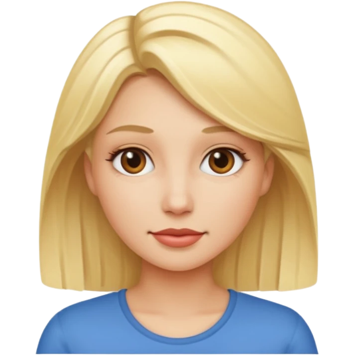 Super women blonde emoji