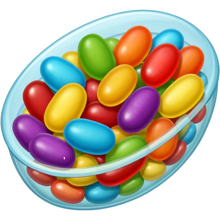 Jelly bean emoji