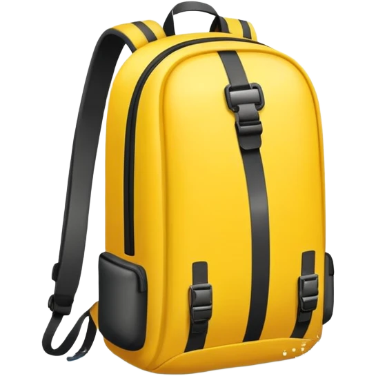 Yellow backpack diving emoji