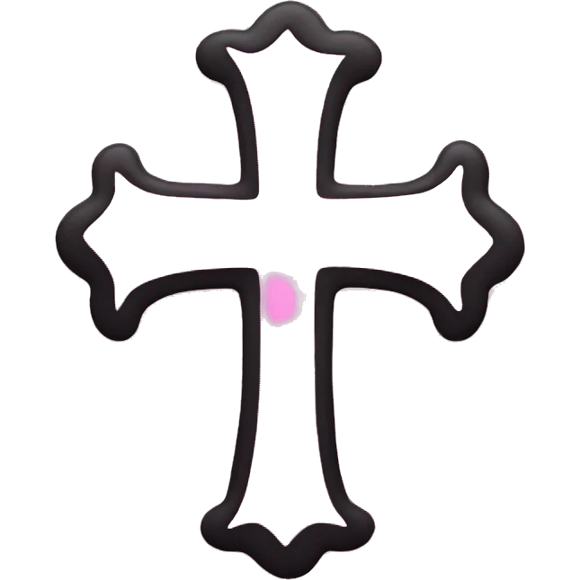 pink cross emoji