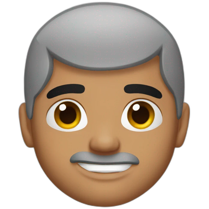 The rock eyebrow emoji
