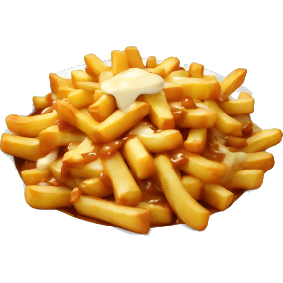 Poutine qui mange  emoji