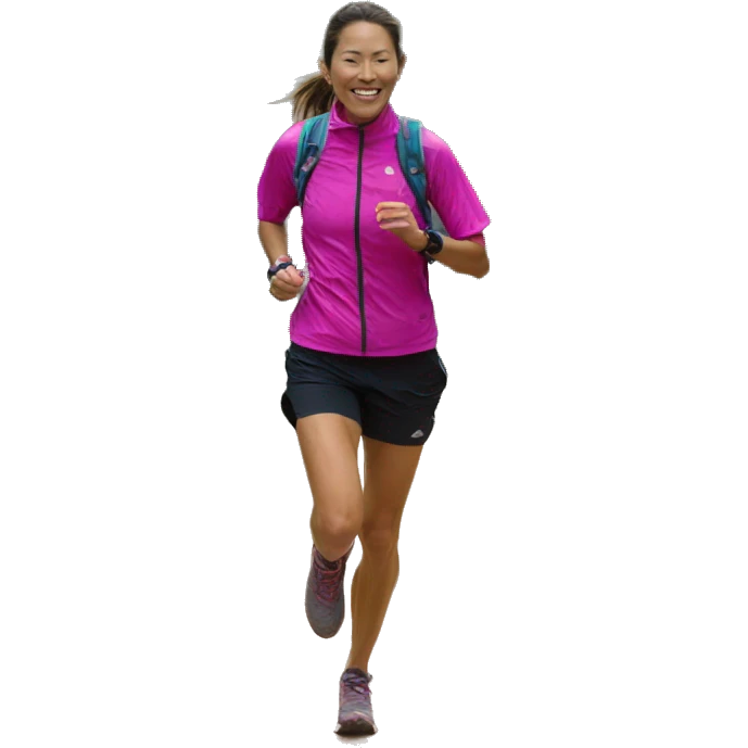 Montaña Lunes rosa trail running  emoji