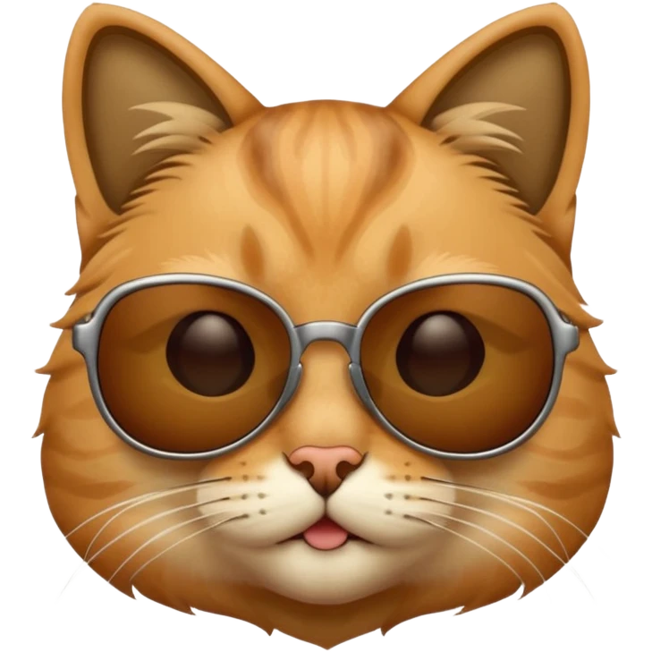 Cat wearing sunglasses emoji