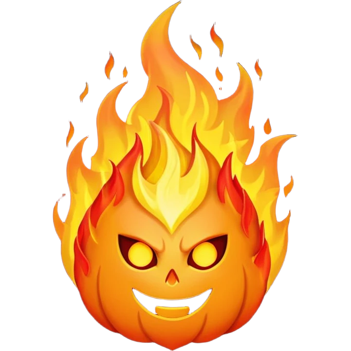ancient symbol of fire wrath emoji