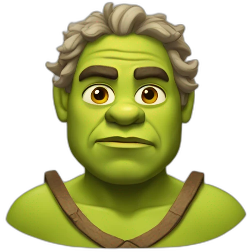 shrek as a greek god emoji