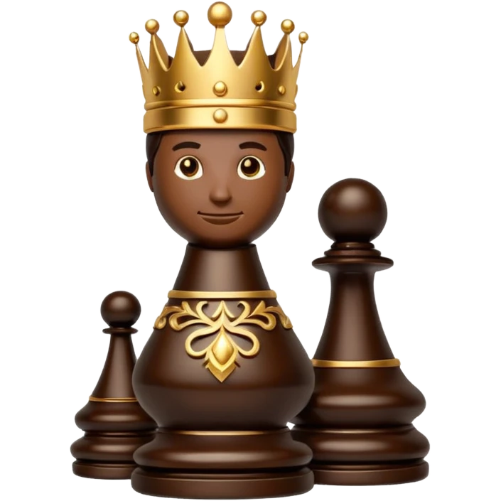 Chess King emoji