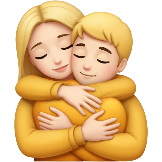 sad hug emoji
