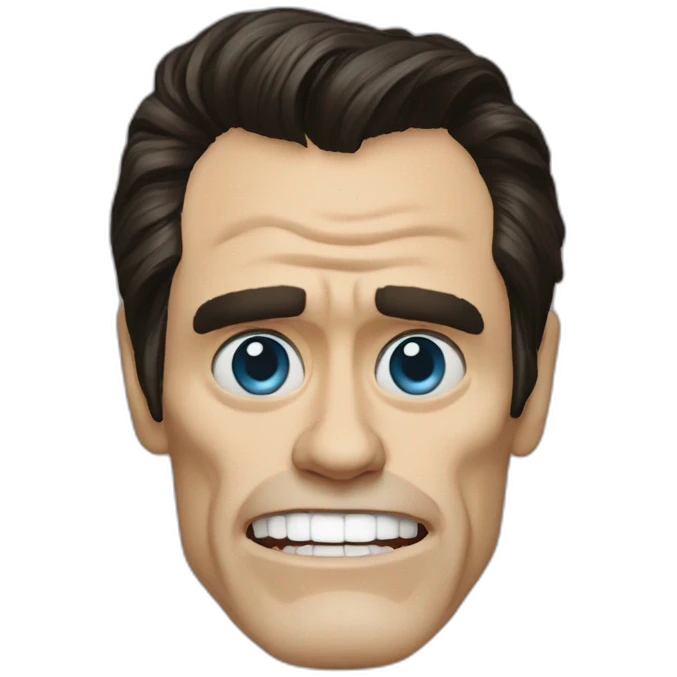 Jim Carrey-rubio-ojos azules -zombie emoji
