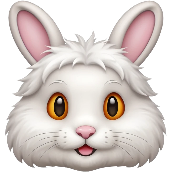 A bunny smirking emoji