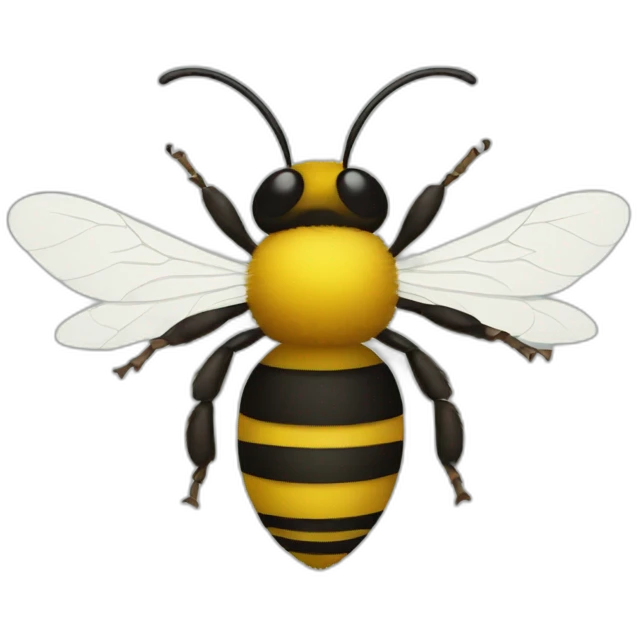 bee minimalist emoji