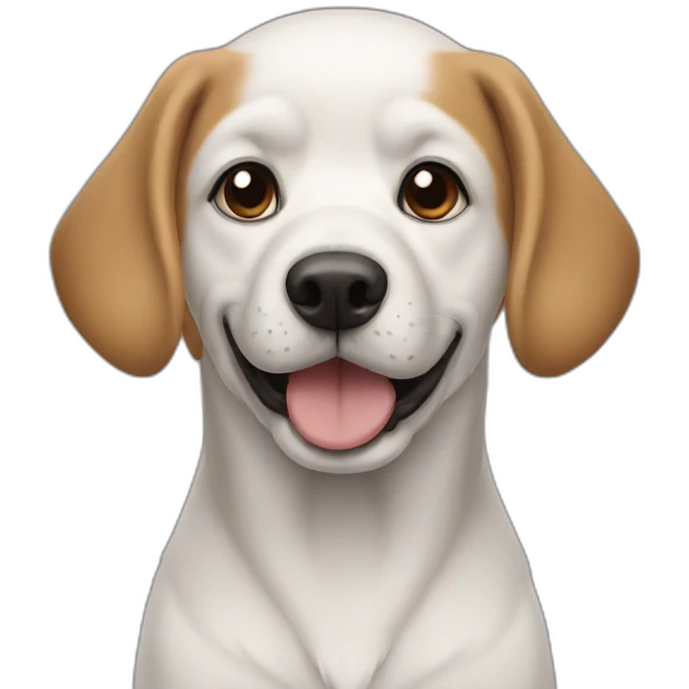 Chien bleu emoji