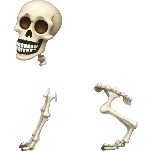 graffe skeleton emoji