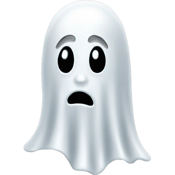 A ghost emoji