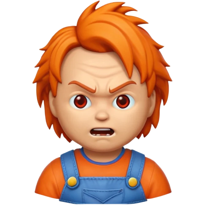 Un emojin de chuky emoji