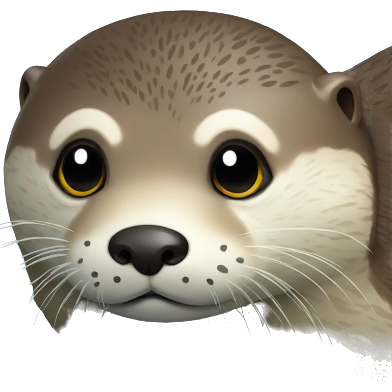 Loutre qui dort emoji