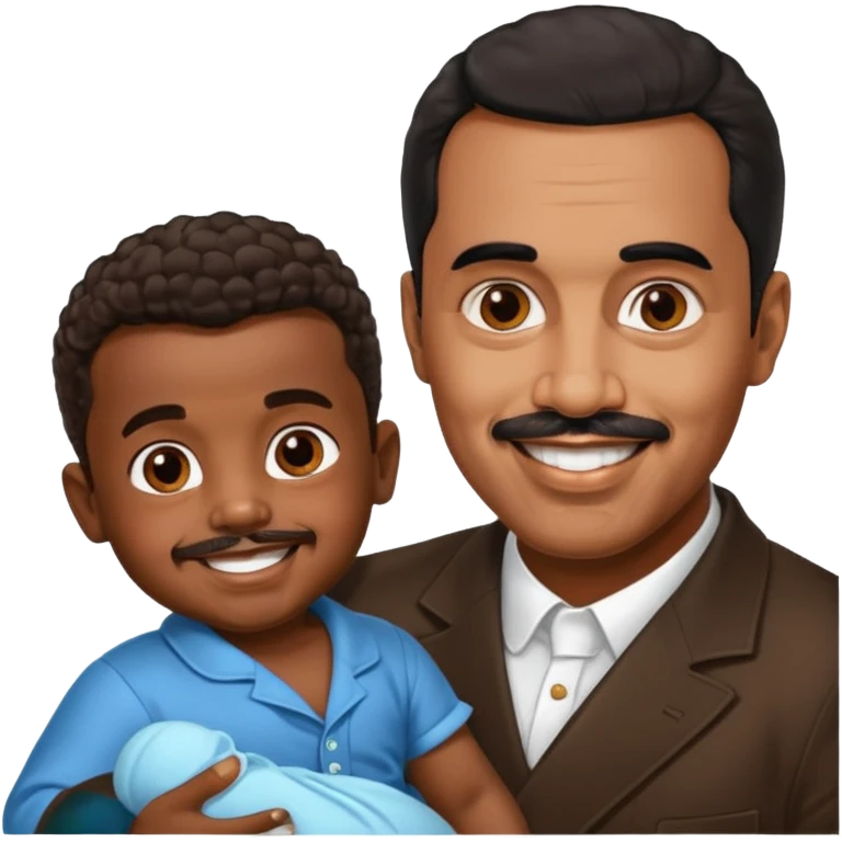 puff diddy with nicolas maduro, with baby oil emoji