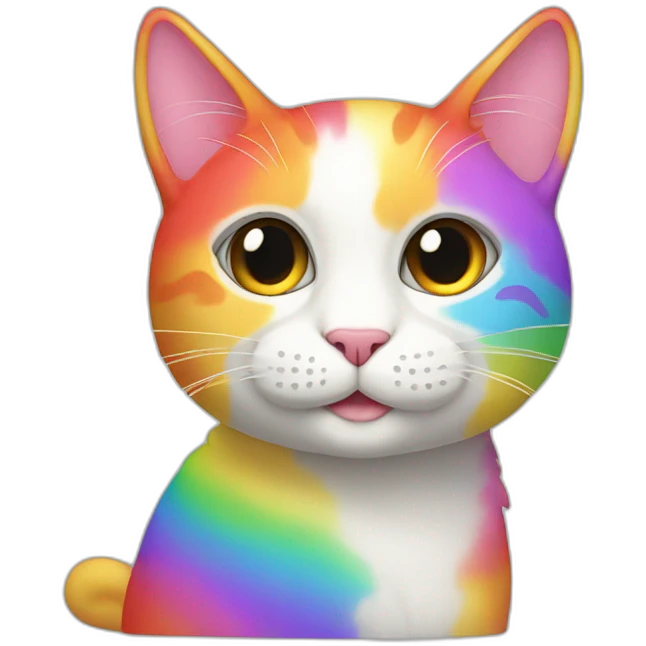rainbow cat emoji