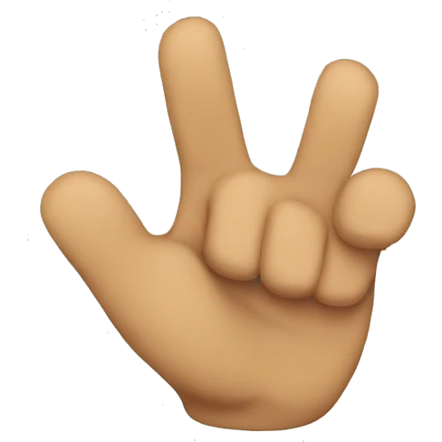 pointing you emoji