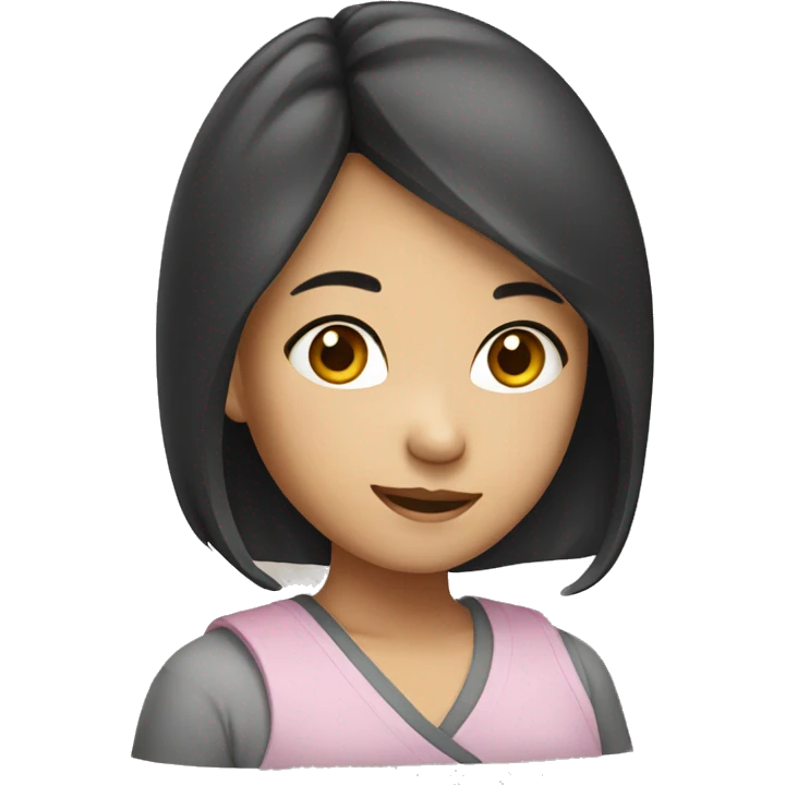 Asian girl emoji