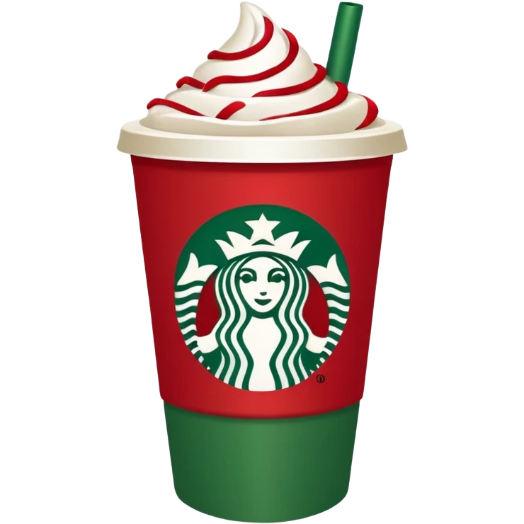 Christmas  starbucks emoji