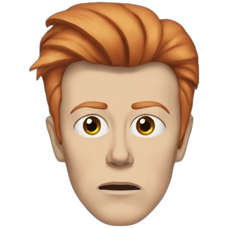 Sad bowie emoji