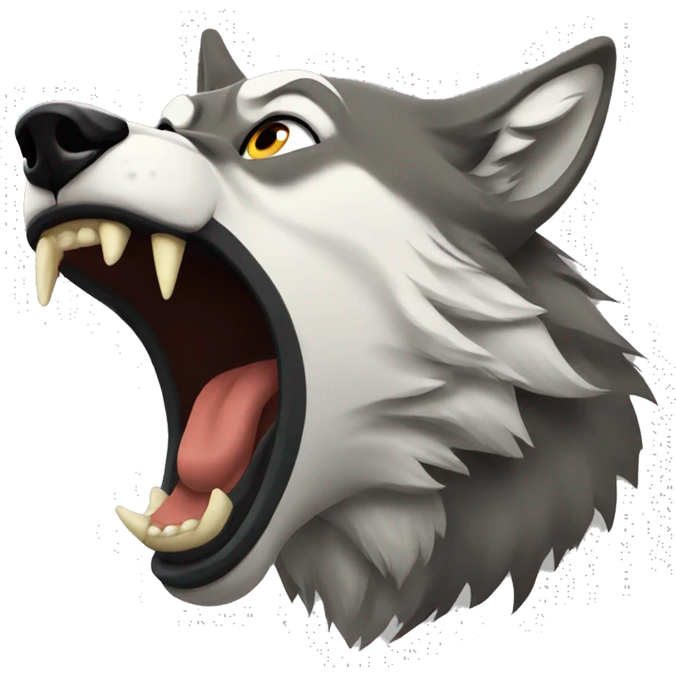 wolf howl emoji