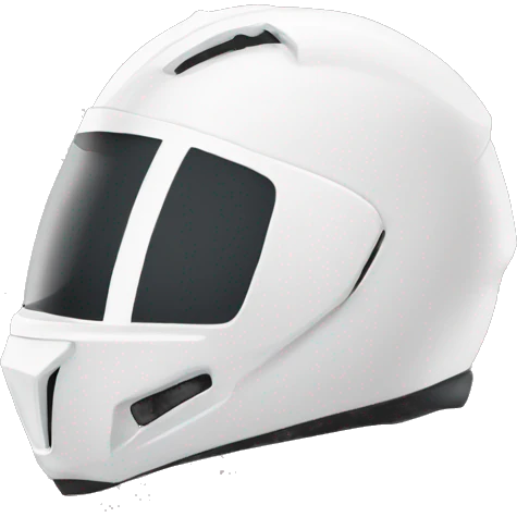 Make his helmet white emoji