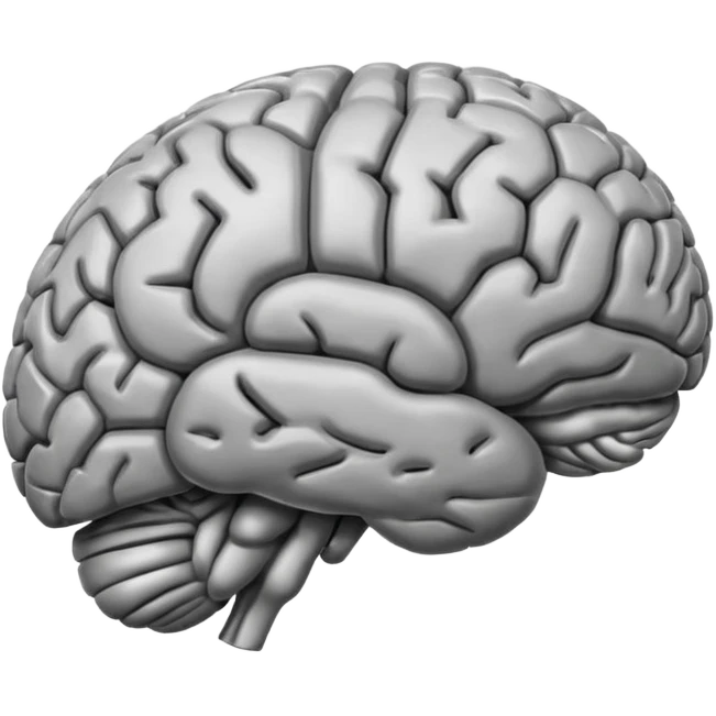 generate realistic brain emoji