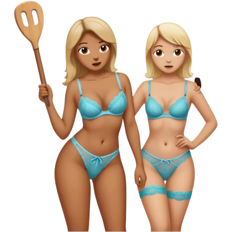 Spanking sexy ladys ass with paddle emoji