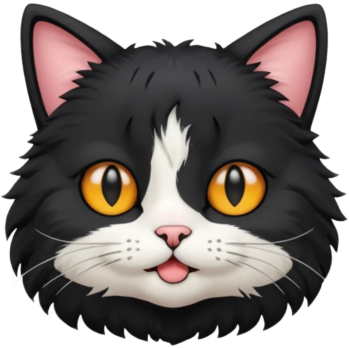 gato con espreciones de anime emoji