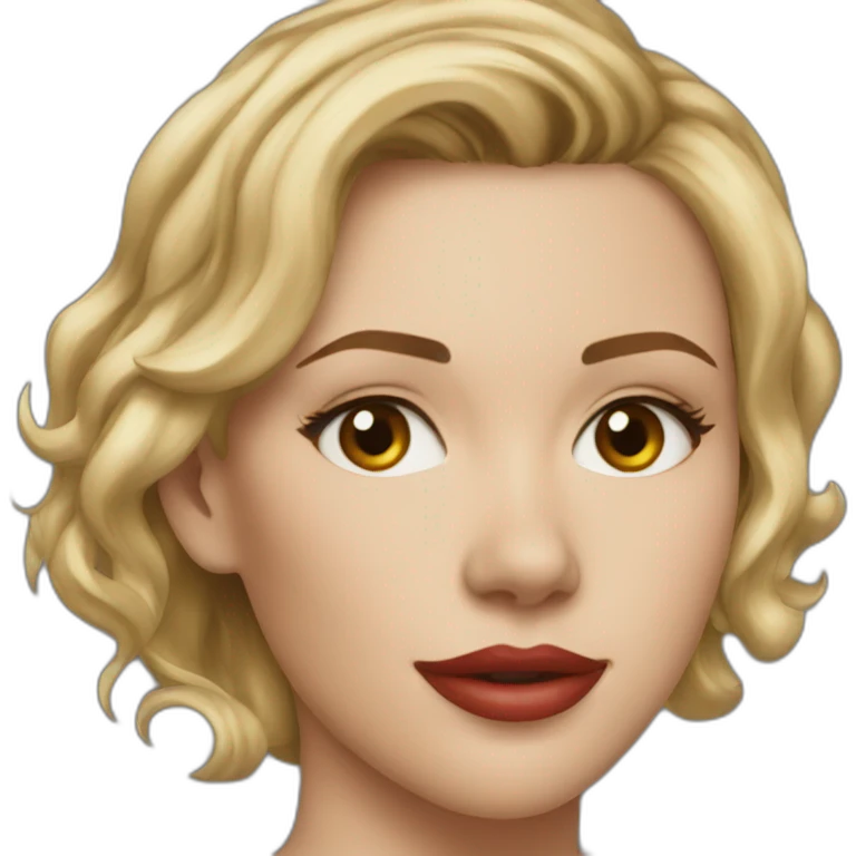 scarlett johansson emoji