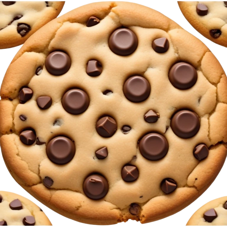 Chocolate chip cookies emoji