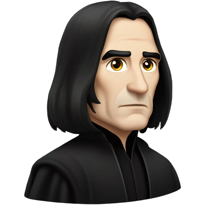 professor severus snape realistic emoji
