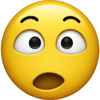 yellow uhh face emoji  emoji