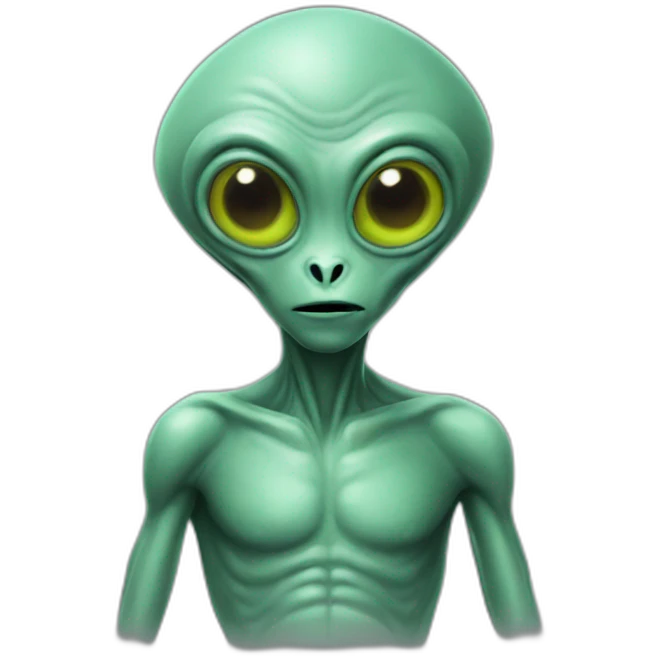 Rubber alien emoji