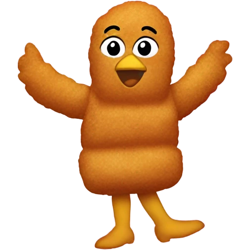 Chicken nugget dancer emoji